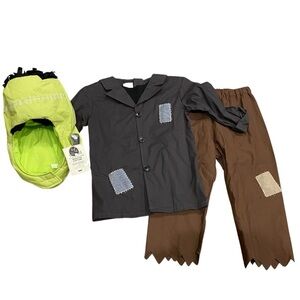 Pottery Barn Kids Halloween Frankenstein Glow-in-the-Dark Costume Size 7-8Y NWT